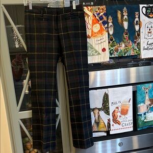L.L. Bean Women's Plaid wool Pants 2P vintage